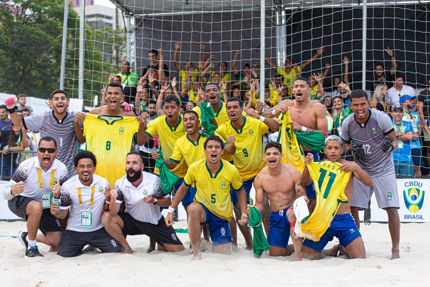 Times UBrasil estão na final do Beach Soccer no FISU World University Beach Sports