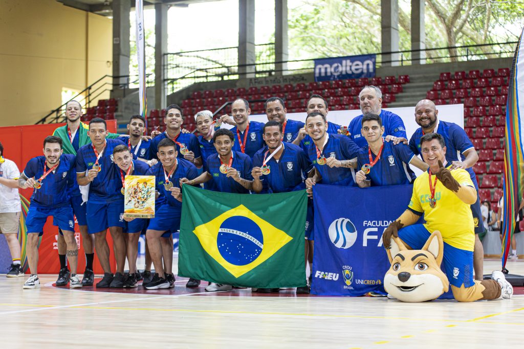 Futsal masculino do Time UBrasil conquista ouro nos III FISU America Games